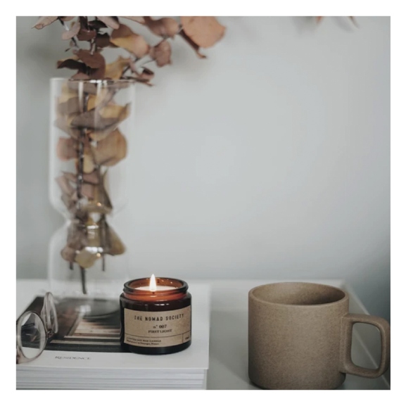 THE NOMAD SOCIETY FIRST LIGHT 120ML CANDLE - Image 2