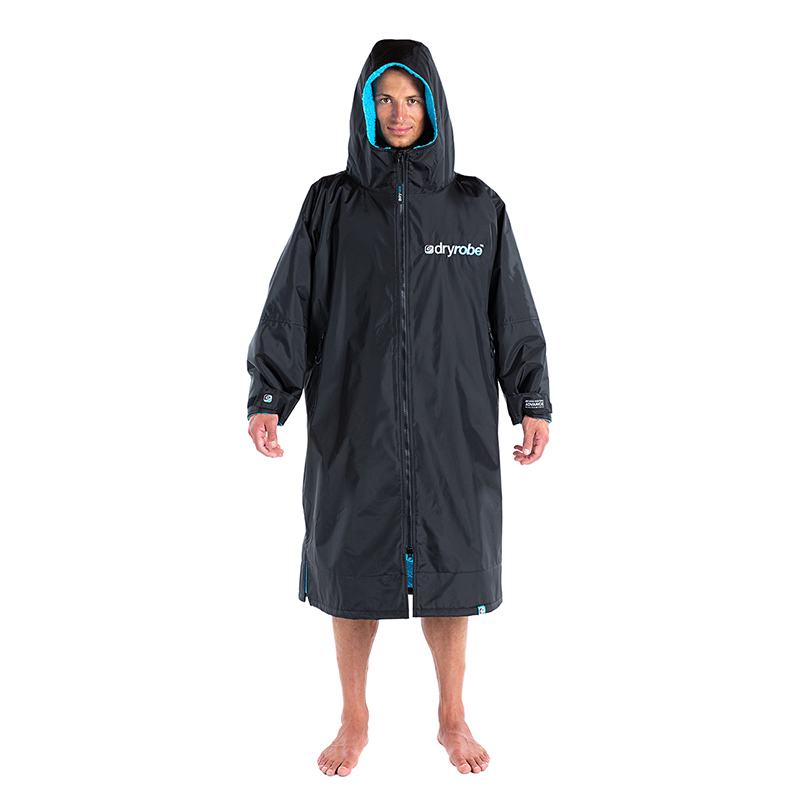 DRYROBE ADVANCE LS BLACK/BLUE CHANGING ROBE - Image 3
