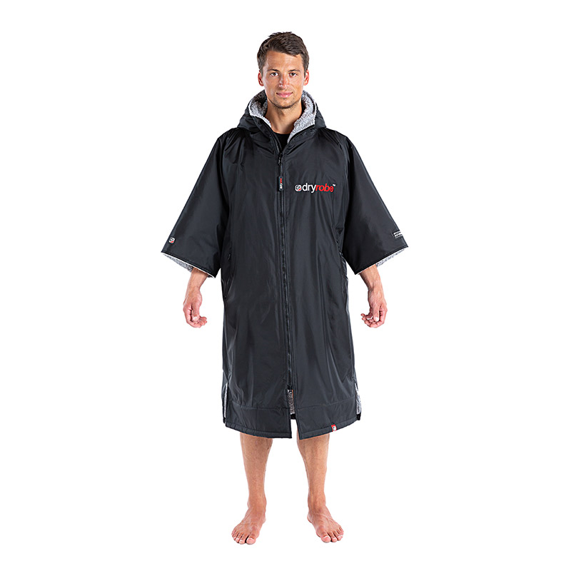 DRYROBE ADVANCE SS BLACK/GREY CHANGING ROBE - Image 2