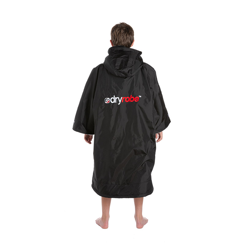 DRYROBE ADVANCE KIDS S/S 10-13 BK/GRY CHANGING ROBE - Image 3