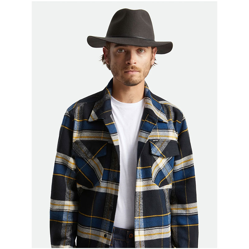 BRIXTON WESLEY PACKABLE FEDORA HAT - Image 2