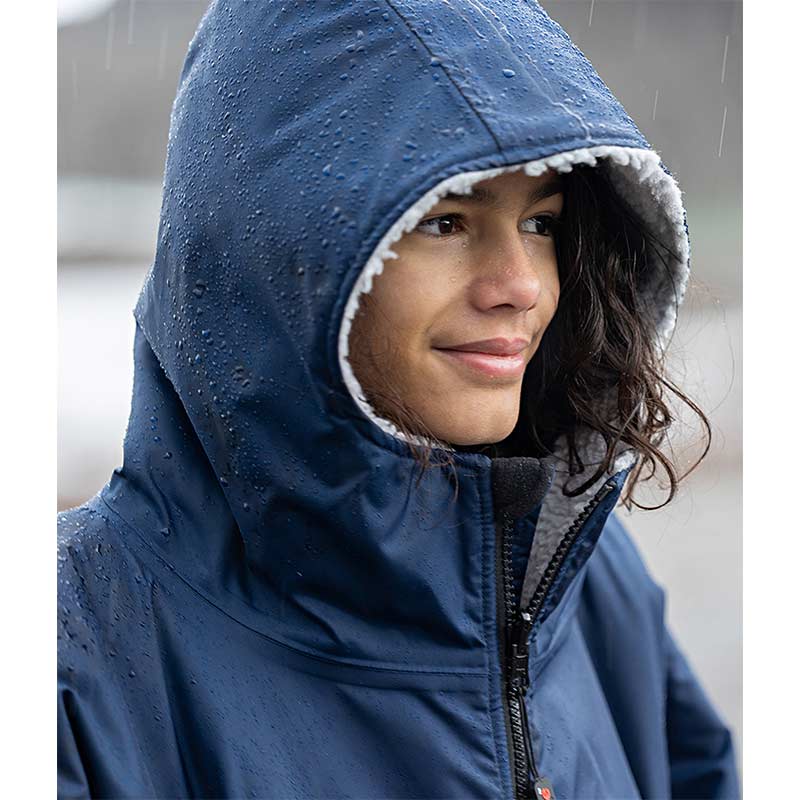 DRYROBE ADVANCE KIDS LS 10-13 NAVY/GRY CHANGING ROBE - Image 5