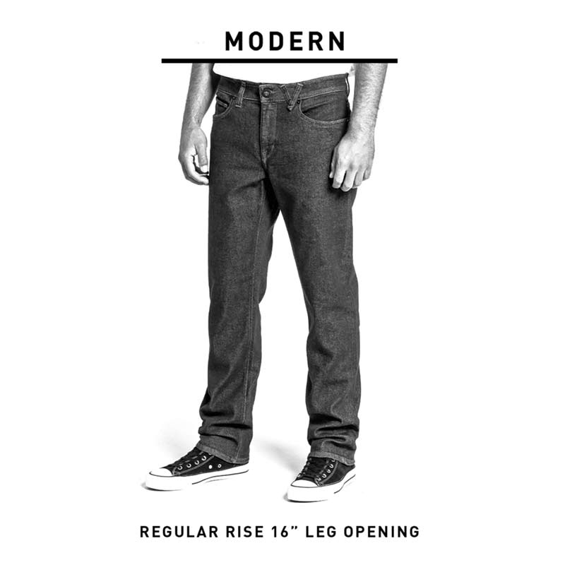 VOLCOM SOLVER - NEW VINTAGE BLUE DENIM - Image 3