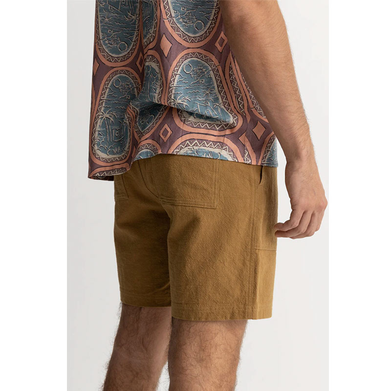 RHYTHM WORN PATH TEXTURED LINEN WALKSHORT - Image 3