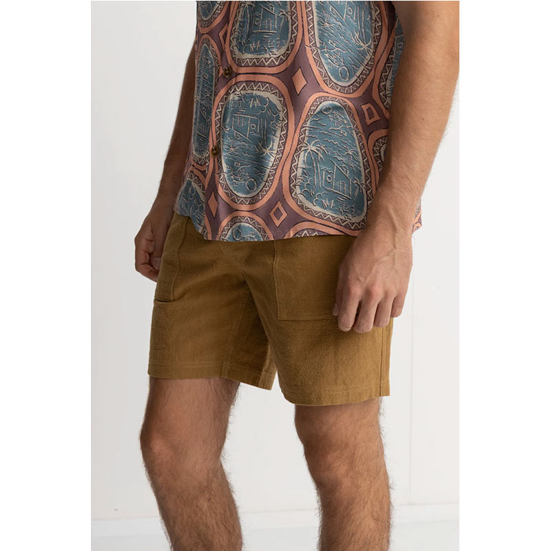 RHYTHM WORN PATH TEXTURED LINEN WALKSHORT - Image 2